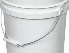 Large capacity buckets with extra heavy wall construction are ideal for dispensing a variety of fluids.