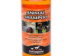 irst Companion Veterinary All-purpose shampooDesigned for economical bathingConditions coatEliminates unpleasant odorsEasy to rinse32 oz First Companion Animal Shampoo is a highly concentrated, all-purpose shampoo designed for economical bathing. It is a superior cleaning shampoo, and has a special agent that keeps the coat cleaner longer. First Companion Animal Shampoo conditions the coat leaving it lustrous and manageable. It eliminates unpleasant odor, leaving in its place a pleasant fragrance. It is pH balanced, antistatic and has excellent sudsing action that is easy to rinse.