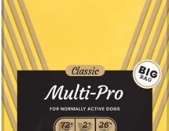 VICTOR CLASSIC Multi-Pro Dry Dog Food is an excellent choice for normally active dogs, regular maintenance and off-season periods of lower activity. with scientifically advanced and nutritionally complete ingredients, this nutrient-dense, multi-protein dry dog food promotes sustained energy and healthy immune and digestive systems. VICTOR CLASSIC Multi-Pro Dry Dog Food for Dogs is formulated to meet the nutritional levels established by the AAFCO Dog Food Nutrient Profiles for All Life Stages, including growth of large size dogs (70 lb. or more as an adult). Nutrient-dense dry dog food recipe made with premium-quality beef, chicken and pork meals Ideal for normally active dogs, regular maintenance and off-season nutrition Promotes sustained energy and healthy immune and digestive systems Fortified with vitamins, minerals, essential fatty acids, protein and amino acids Made from gluten free grains Created with our proven VPRO Blend of ingredients an exclusive mix to promote superior digestibility, immune system function, and healthy skin and coat
