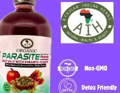 Parasite Formula is a 16 oz herbal cleanse made to help flush out parasites, toxins, and impurities from the body. This all-natural blend includes Wormwood, Black Walnut, Cloves, Oregano Oil, Grapefruit Seed Extract, Garlic, Pumpkin Seeds, Papaya Seeds, Probiotics, and detox herbs. Take 1 oz morning and night on an empty stomach. Available now at Mr. MC’s Market in Wichita KS or order online with nationwide shipping.