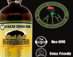 Black Seed Living Bitters is a 16 oz herbal tonic featuring a rich combination of natural botanicals including Bitter Gourd, Cinnamon, Curry Leaves, Amla Gooseberry, Maca, Sea Moss, Aloe Vera, Garlic, Black Seeds, and more. This blend is designed to support digestion, detoxification, and energy. Available now for local pickup in Wichita KS or shipped nationwide.