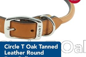 Circle T Leather Leather Round Collar - Tan - 3/8inx14in – Wichita, KS Keep your pets happy and healthy with Circle T Leather Leather Round Collar - Tan - 3/8inx14in from Mr. Mc's Market in Wichita, Kansas. Our Pet Supplies department has everything your furry or aquatic friends need. Wichita pet owners love shopping Mr. Mc's Market for convenient, affordable pet products.