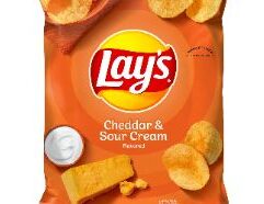 Satisfy your cravings with Lay's Cheddar & Sour Cream Flavored Potato Chips - 7.75oz from Mr. Mc's Market in Wichita, Kansas. Our snack and candy selection features a wide variety of treats for every taste and occasion. Visit Mr. Mc's Market in Wichita for all your snacking needs at great everyday prices.