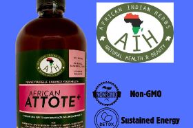 African Attote – 16 oz Traditional Male Vitality Tonic – Wichita KS African Attote is a 16 oz traditional herbal tonic designed to support male vitality, energy, and performance. This powerful African formula includes Fata Kulo, Singjan, Jamba Katan Leaves, Bitter Leaves, Ginger, and more. Take one shot in the morning and one in the evening before dinner. Available at Mr. MC’s Market in Wichita KS or online with nationwide shipping. DOSAGE: Drink 1 shot glass in the morning and in the evening before dinner. ingredients: Fata Kulo, Singjan, Jamba Katan leaves, Batiyo, Mama Kunkoyo, Senna, Cola Nuts, Cassava, Cloves, Mango Leaves, Bitter Leaves, and Ginger.