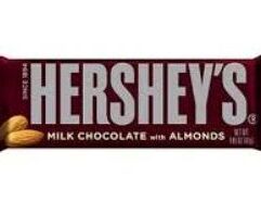 Satisfy your cravings with Hershey's Milk Chocolate With Almonds Candy Bar - 1.45oz from Mr. Mc's Market in Wichita, Kansas. Our snack and candy selection features a wide variety of treats for every taste and occasion. Visit Mr. Mc's Market in Wichita for all your snacking needs at great everyday prices.