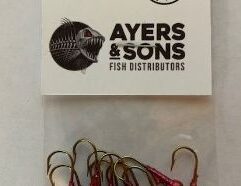 Wholesale / bulk pack. Pick up Premium Ball Jig Heads 10ct 1/32oz Red at Mr. Mc's Market in Wichita, Kansas, your local destination for fishing gear and tackle. Whether you're heading to Cheney Reservoir, the Arkansas River, or El Dorado Lake, this product is essential for any Wichita angler. Stop by Mr. Mc's Market and get everything you need for a great day on the water.